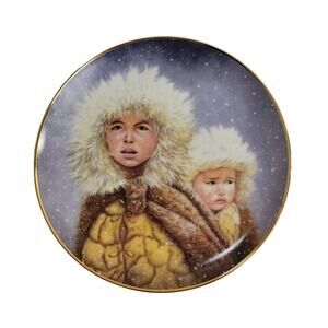 1991 Artaffects Christmas Journey #3467 Gregory Perillo Collectible Plate 9.5"